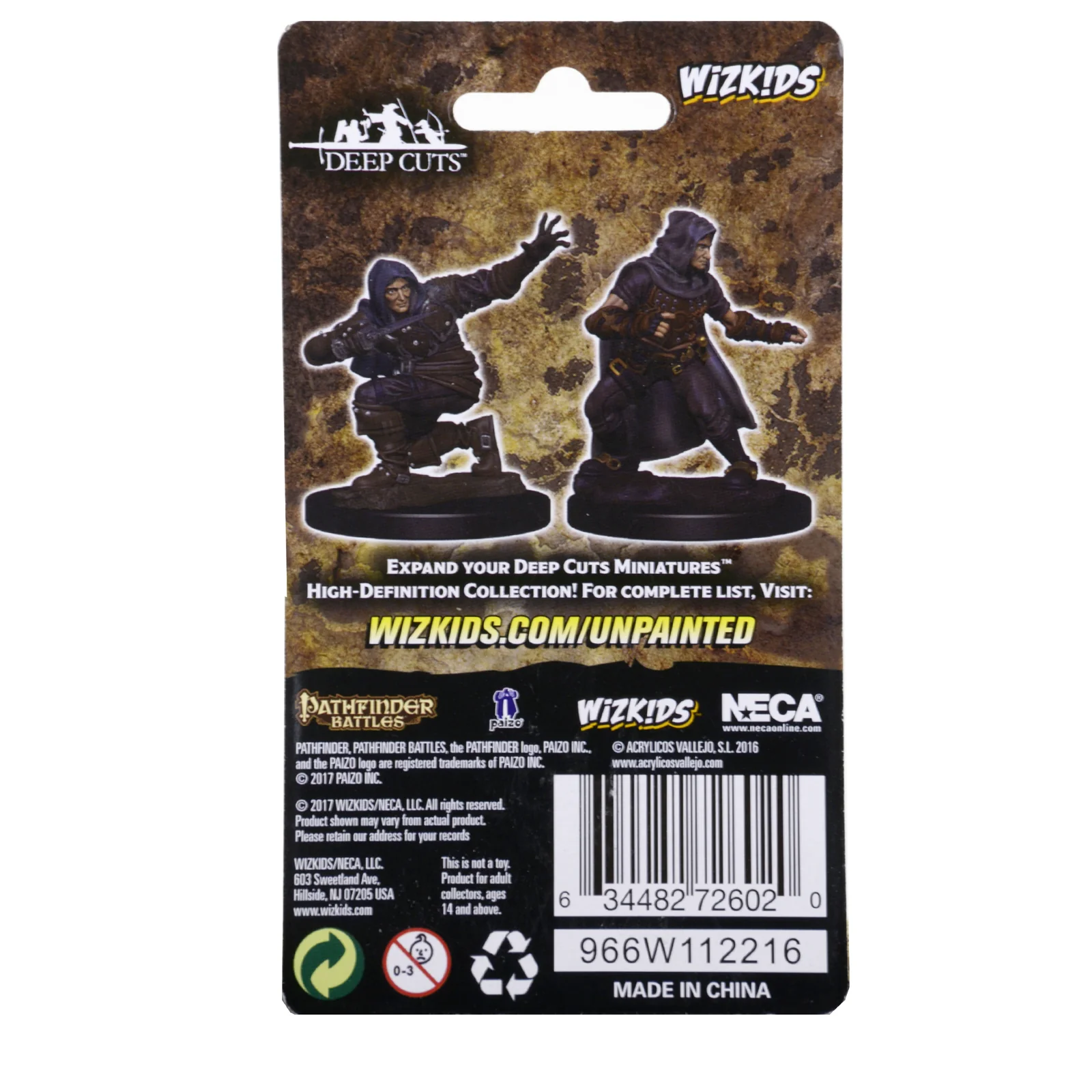 Pathfinder Deep Cuts Unpainted Miniatures: Human Male Rogue - Image 2