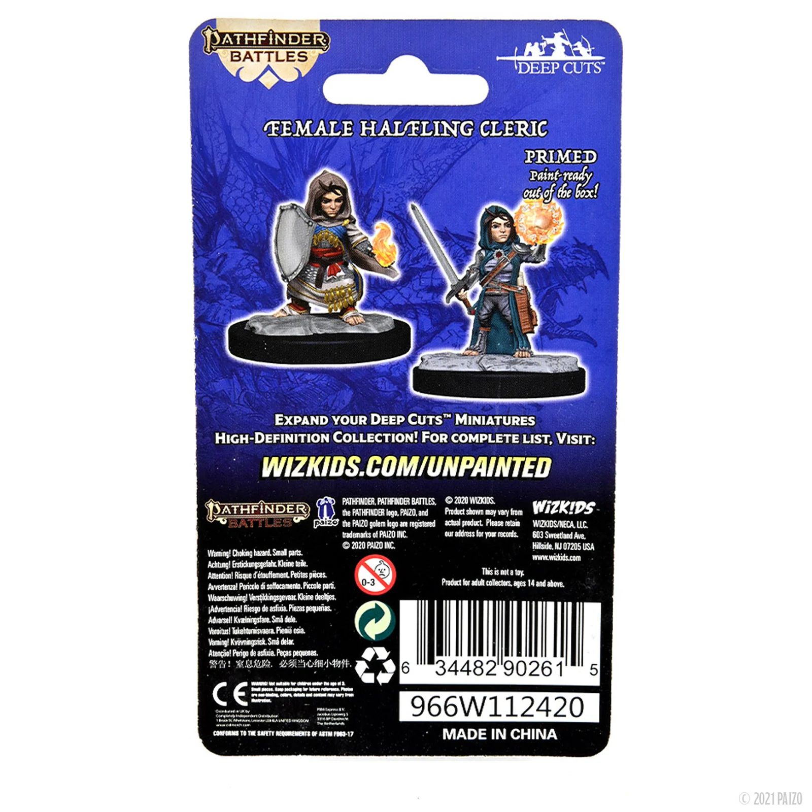 Pathfinder Deep Cuts: Halfling Cleric Female - Image 2