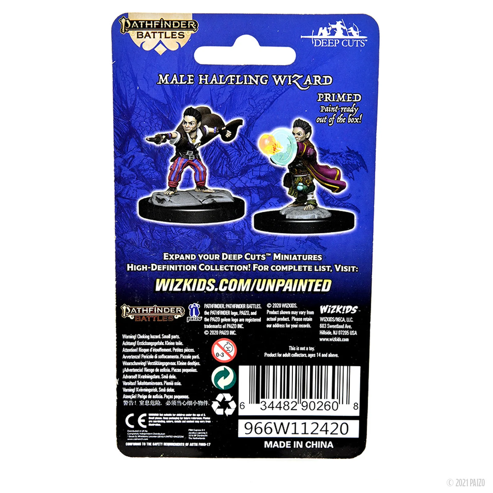 Pathfinder Deep Cuts: Halfling Wizard Male - Image 2