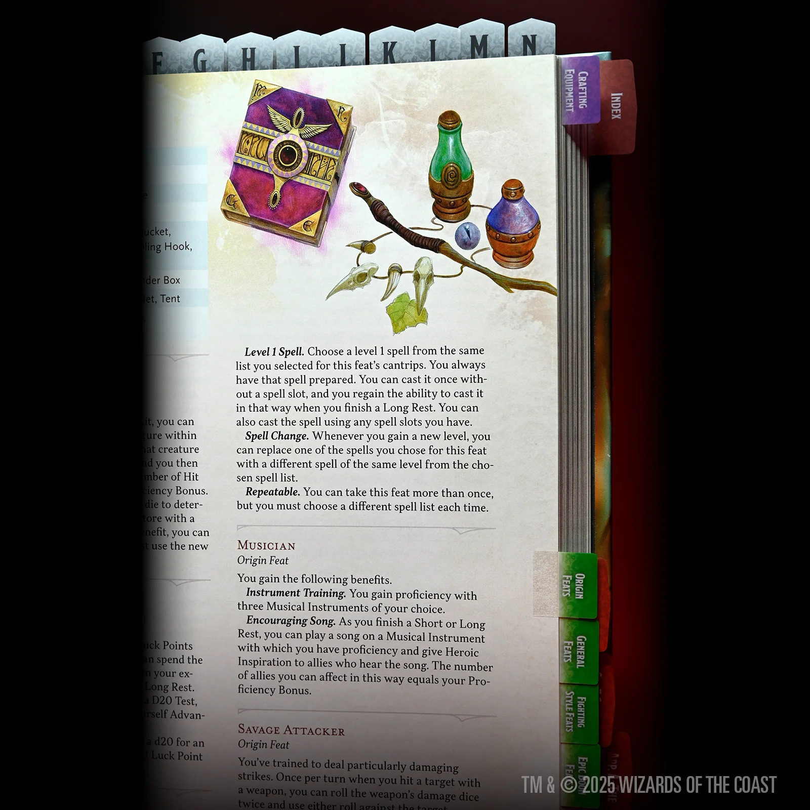 D&D Book Tabs: 2024 Player's Handbook - Image 3