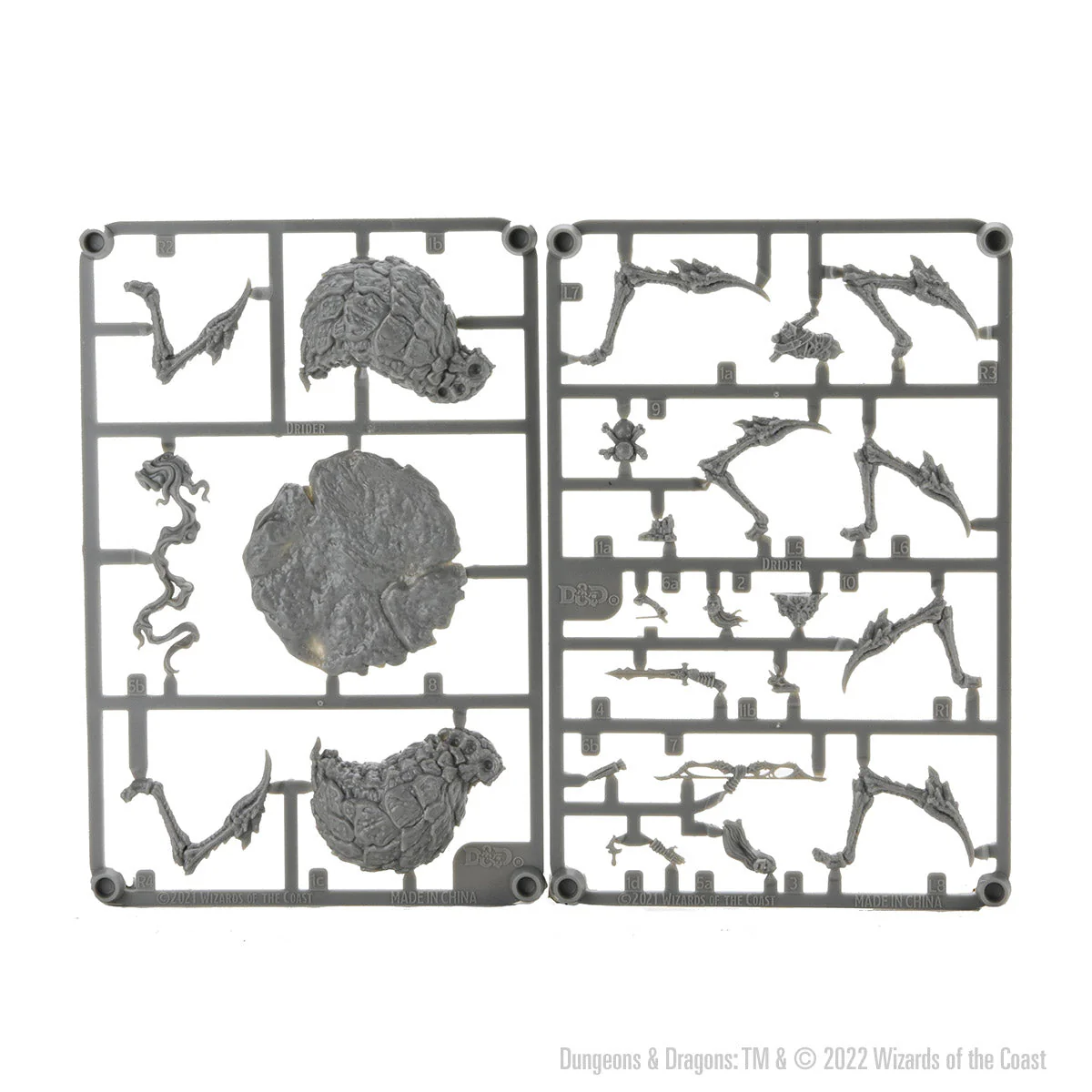 D&D Frameworks: Drider - Unpainted and Unassembled - Image 3