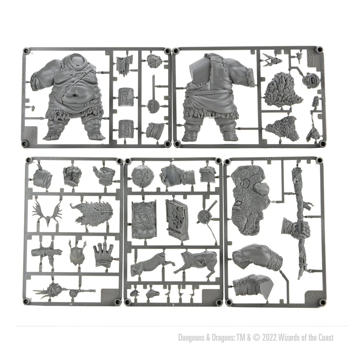 D&D Frameworks: Hill Giant - Unpainted and Unassembled - Image 3