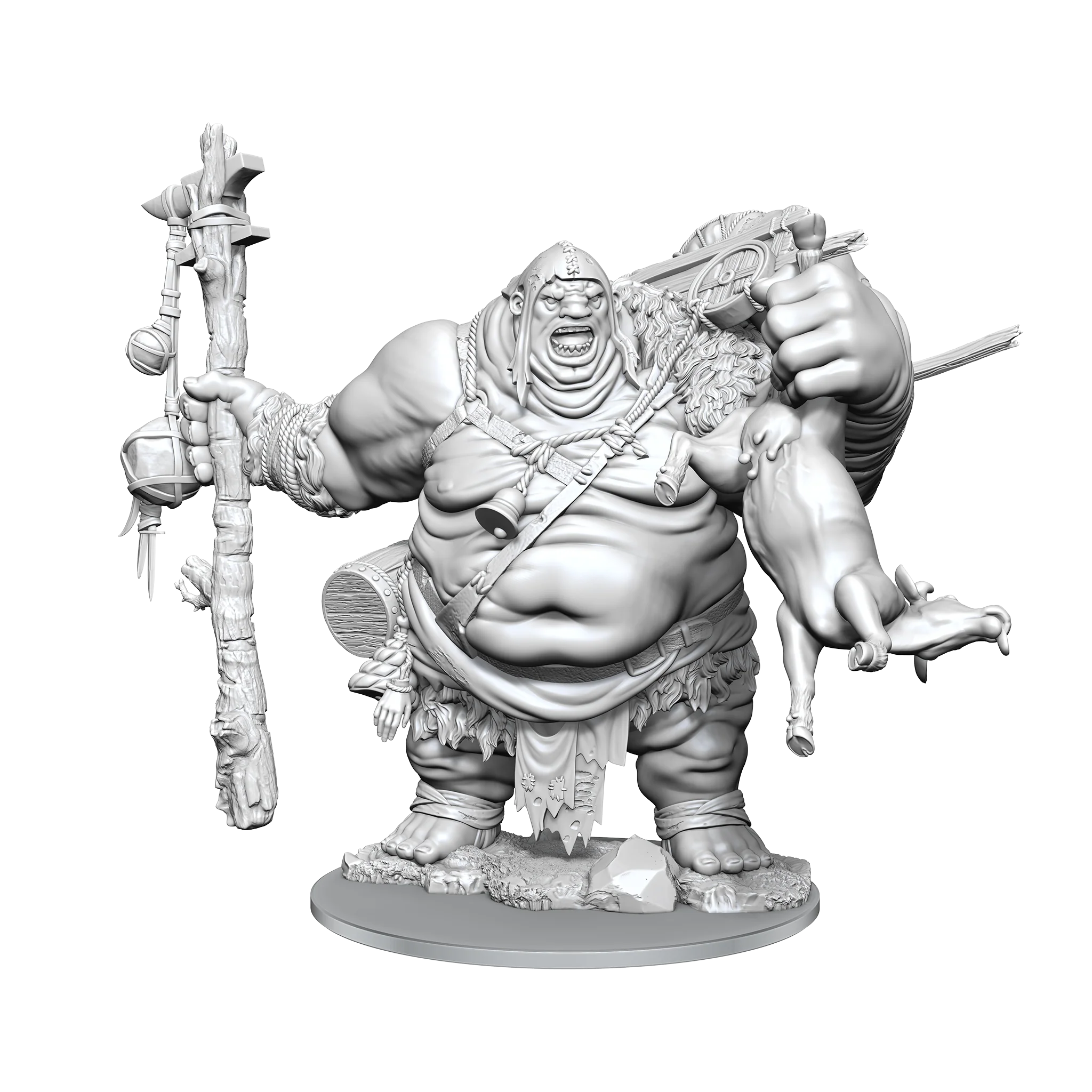 D&D Frameworks: Hill Giant - Unpainted and Unassembled - Image 4