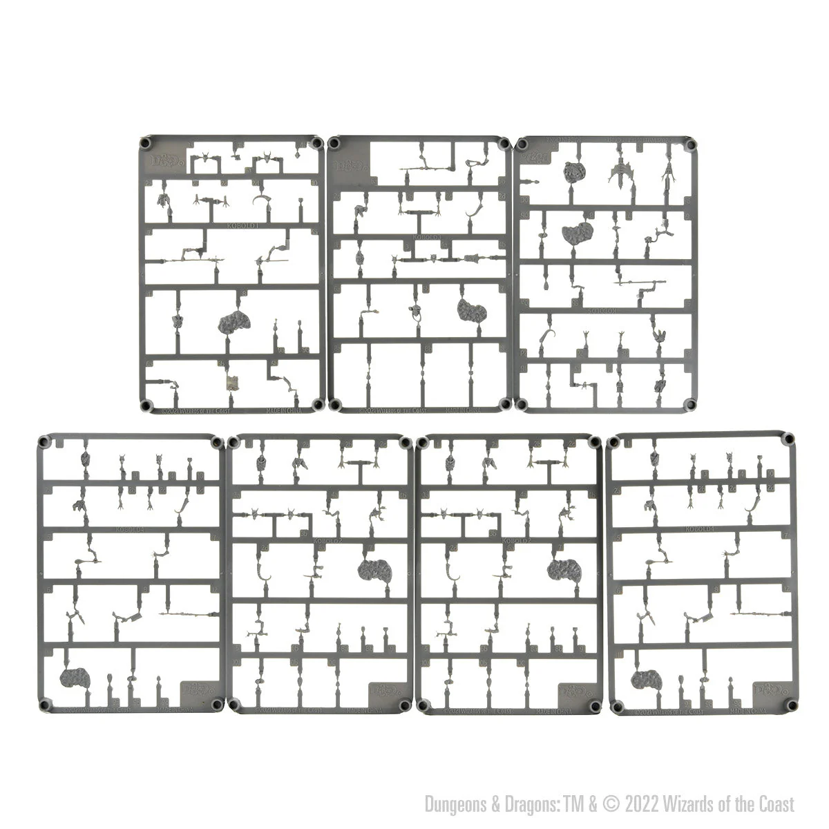 D&D Frameworks: Kobolds - Unpainted and Unassembled - Image 3