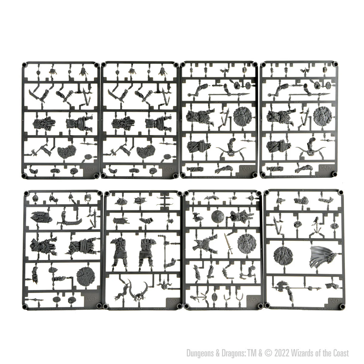 D&D Frameworks: Orcs - Unpainted and Unassembled - Image 3