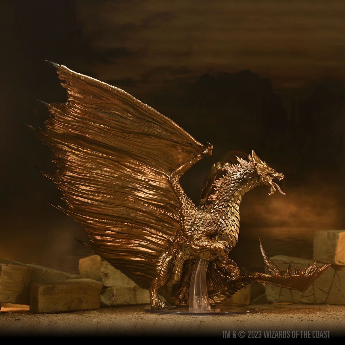 D&D Icons of the Realms: Adult Brass Dragon - Image 16