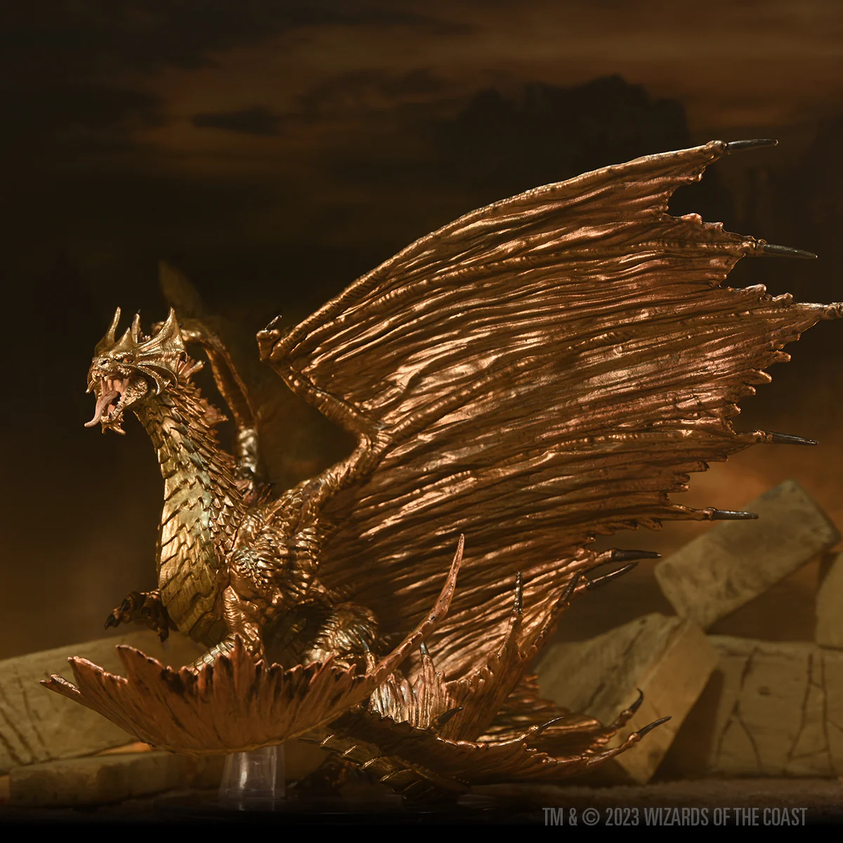 D&D Icons of the Realms: Adult Brass Dragon - Image 17