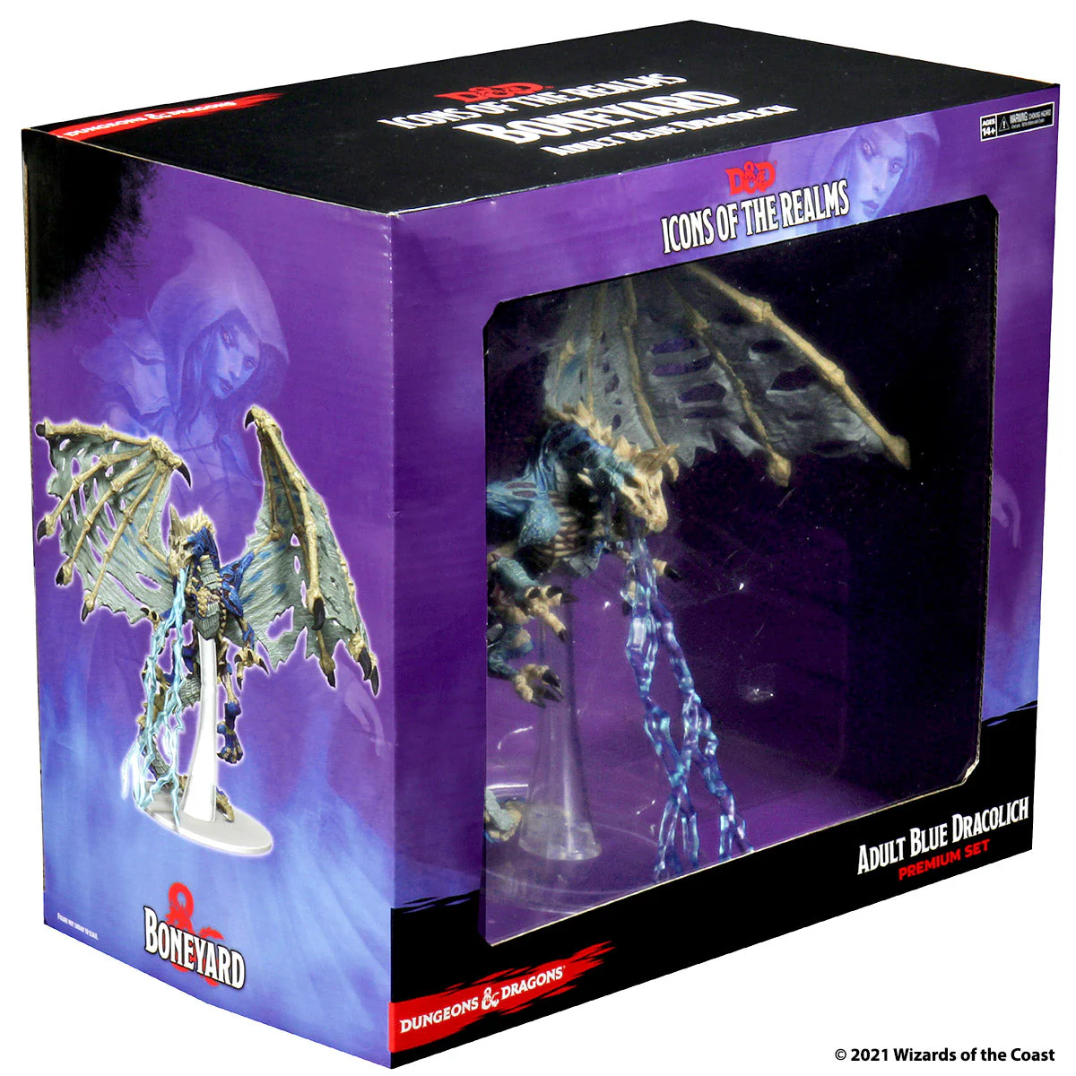 D&D Icons of the Realms Miniatures: Boneyard Premium Set - Blue Dracolich - Image 5