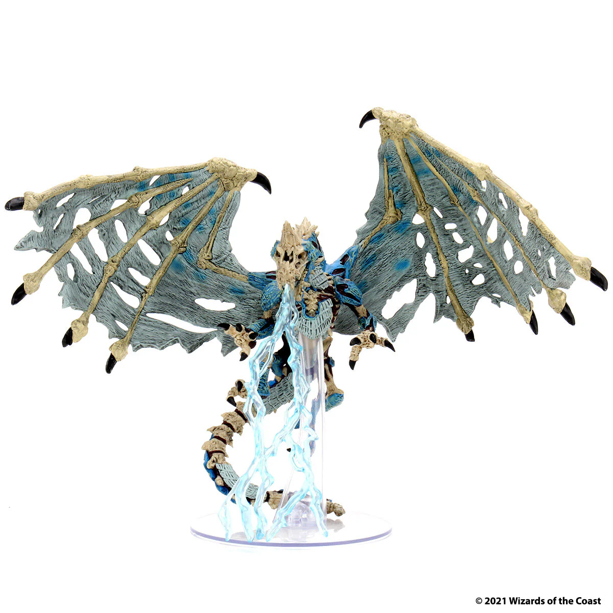D&D Icons of the Realms Miniatures: Boneyard Premium Set - Blue Dracolich - Image 6