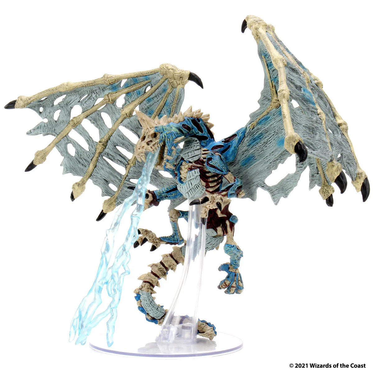 D&D Icons of the Realms Miniatures: Boneyard Premium Set - Blue Dracolich - Image 7