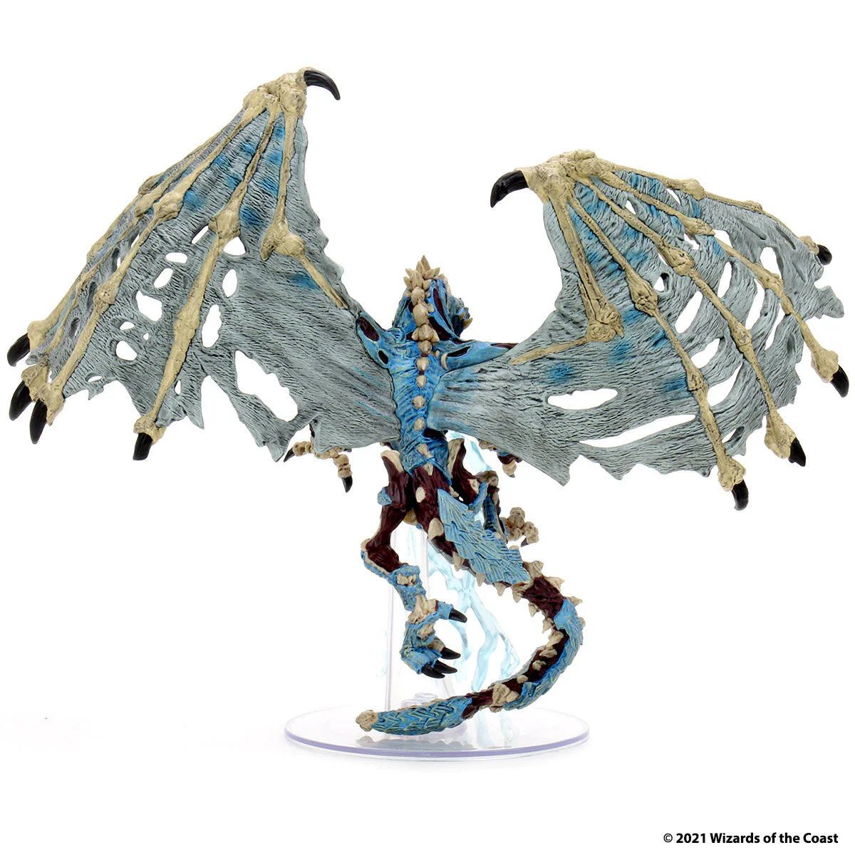 D&D Icons of the Realms Miniatures: Boneyard Premium Set - Blue Dracolich - Image 9