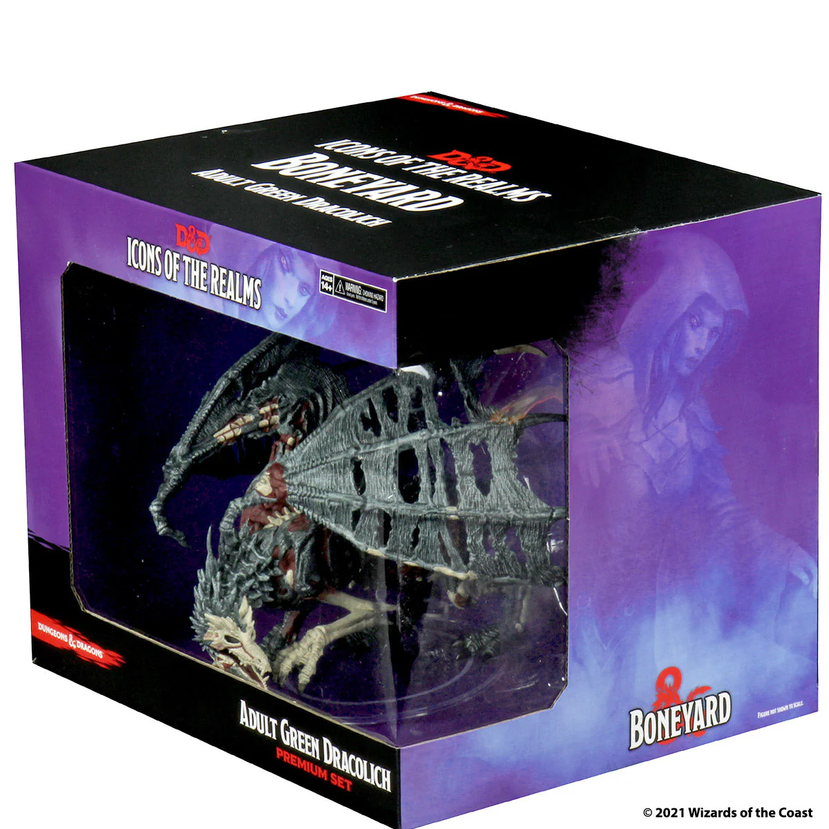 D&D Icons of the Realms Miniatures: Boneyard Premium Set - Green Dracolich - Image 10