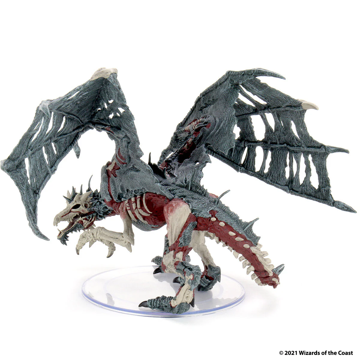 D&D Icons of the Realms Miniatures: Boneyard Premium Set - Green Dracolich - Image 8