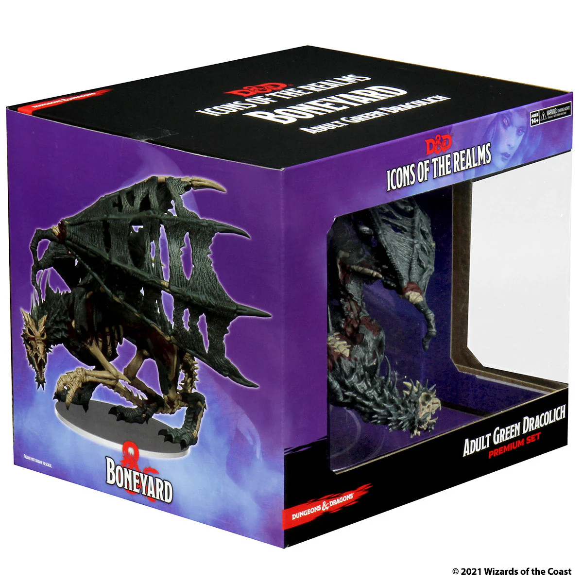 D&D Icons of the Realms Miniatures: Boneyard Premium Set - Green Dracolich - Image 9