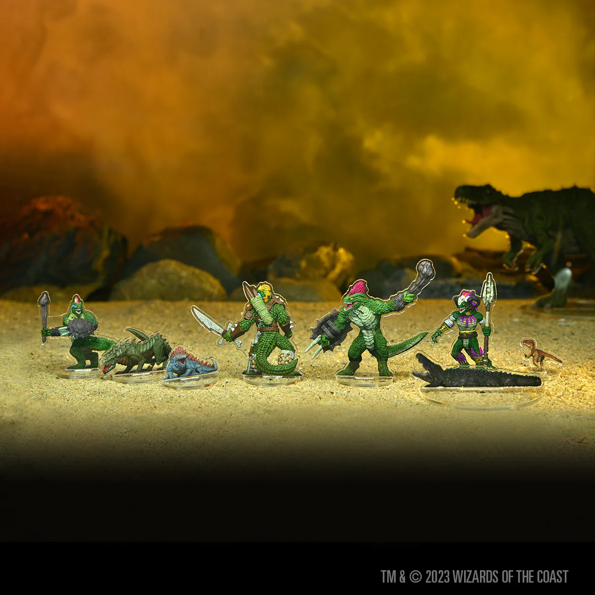 D&D Idols of the Realms: Scales & Tails - Reptile Den - 2D Set - Image 10