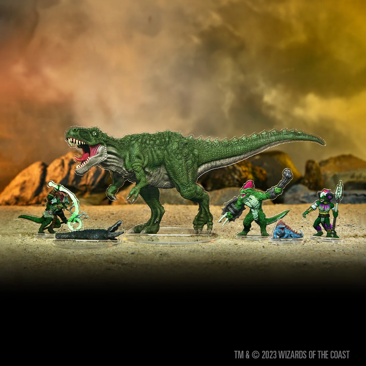 D&D Idols of the Realms: Scales & Tails - Reptile Den - 2D Set - Image 4