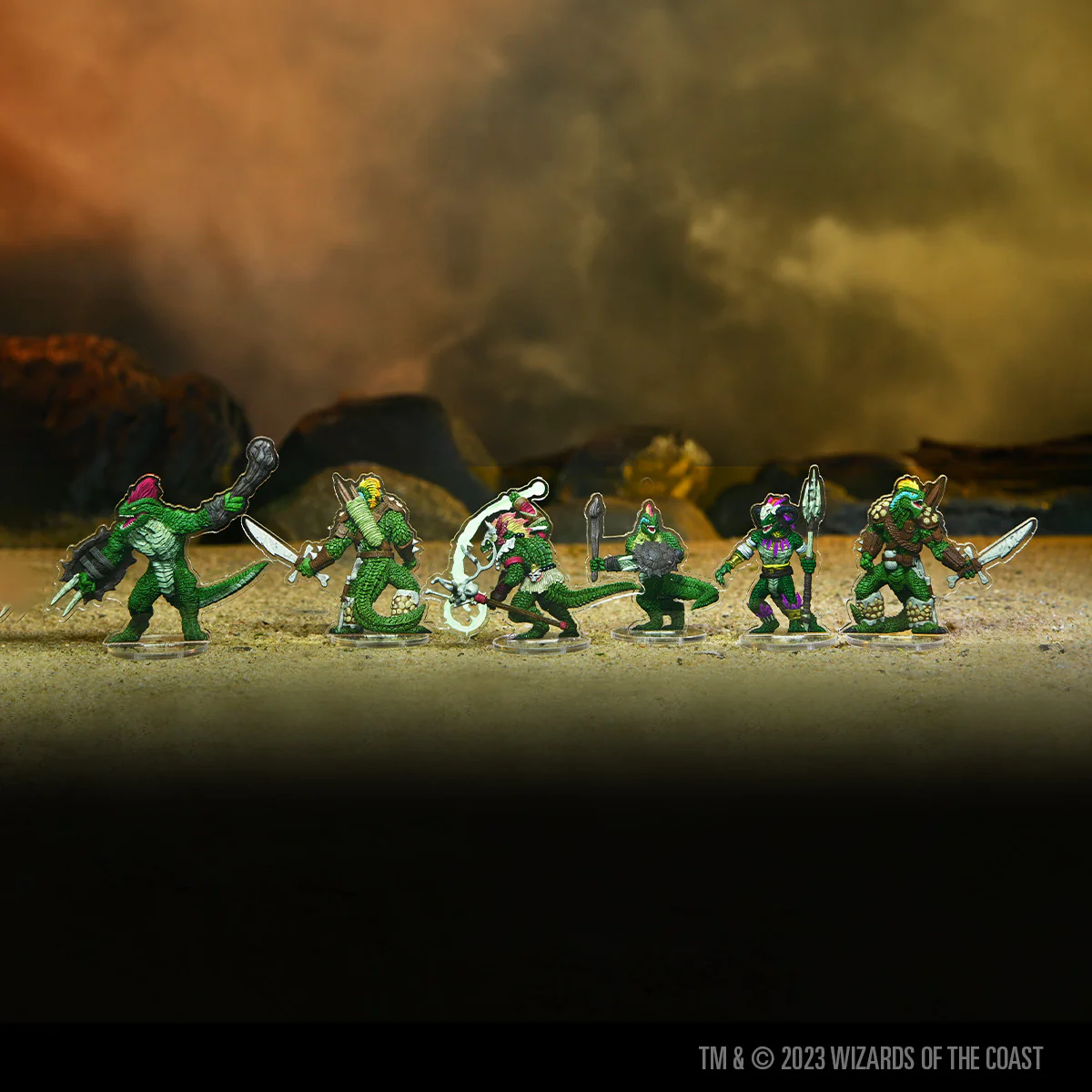 D&D Idols of the Realms: Scales & Tails - Reptile Den - 2D Set - Image 5