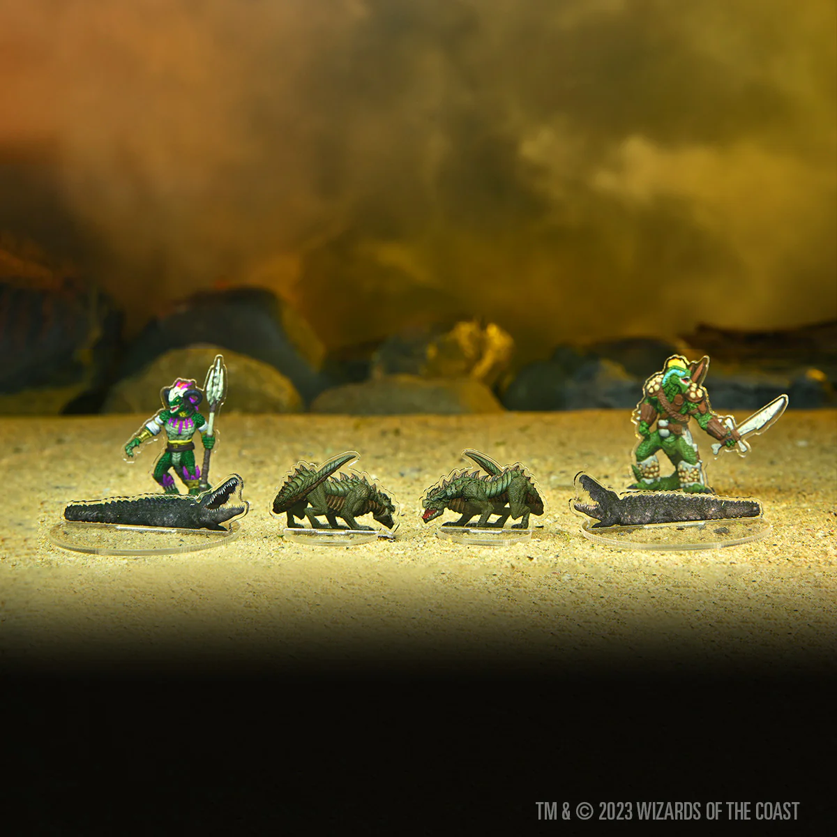 D&D Idols of the Realms: Scales & Tails - Reptile Den - 2D Set - Image 7