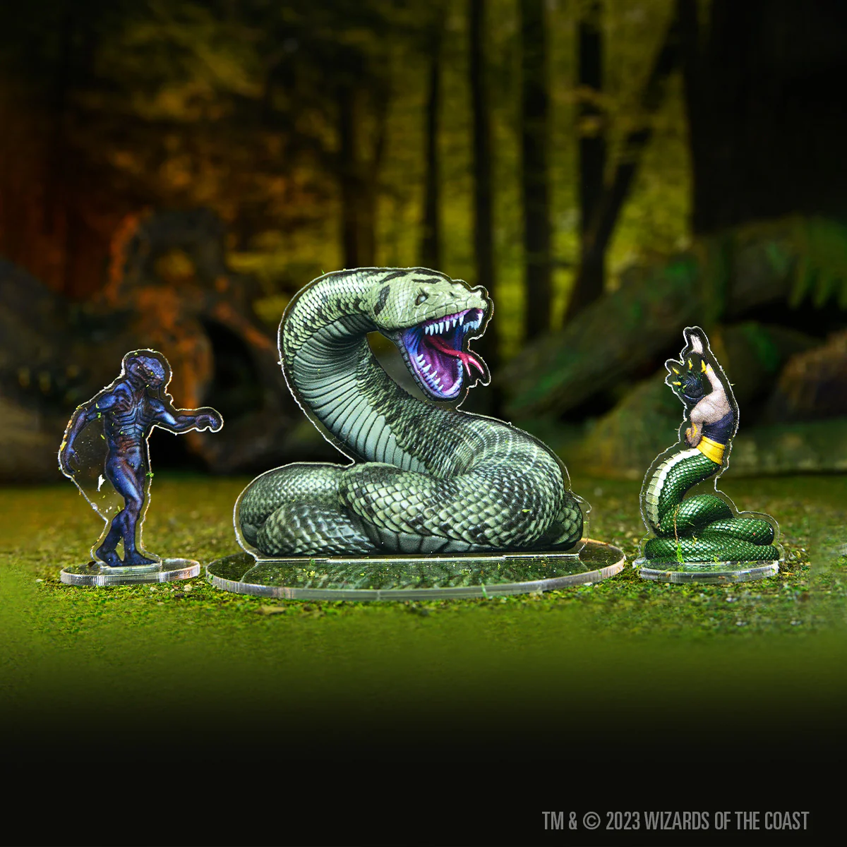 D&D Idols of the Realms: Scales & Tails - Snake Den - 2D Set - Image 10