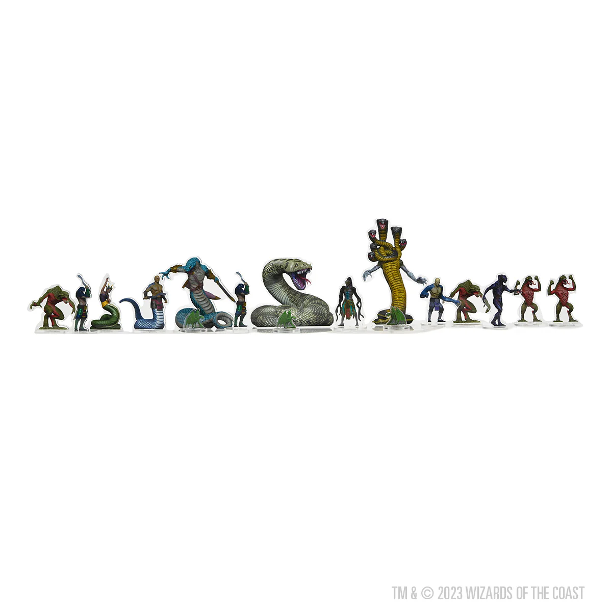 D&D Idols of the Realms: Scales & Tails - Snake Den - 2D Set - Image 3