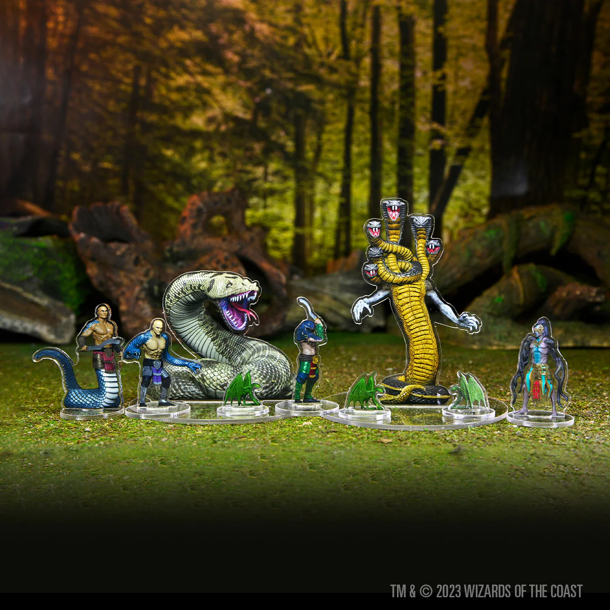 D&D Idols of the Realms: Scales & Tails - Snake Den - 2D Set - Image 4