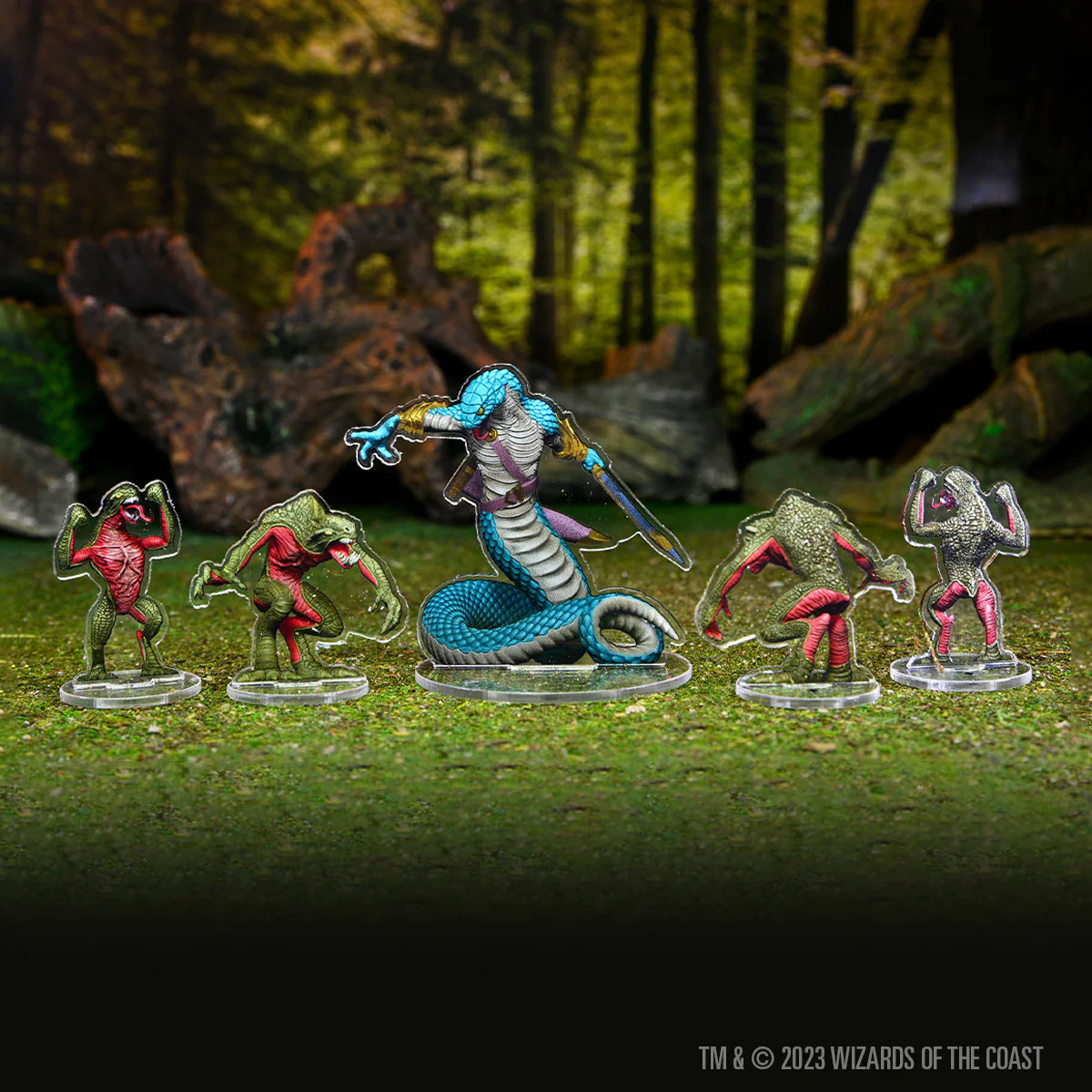 D&D Idols of the Realms: Scales & Tails - Snake Den - 2D Set - Image 5