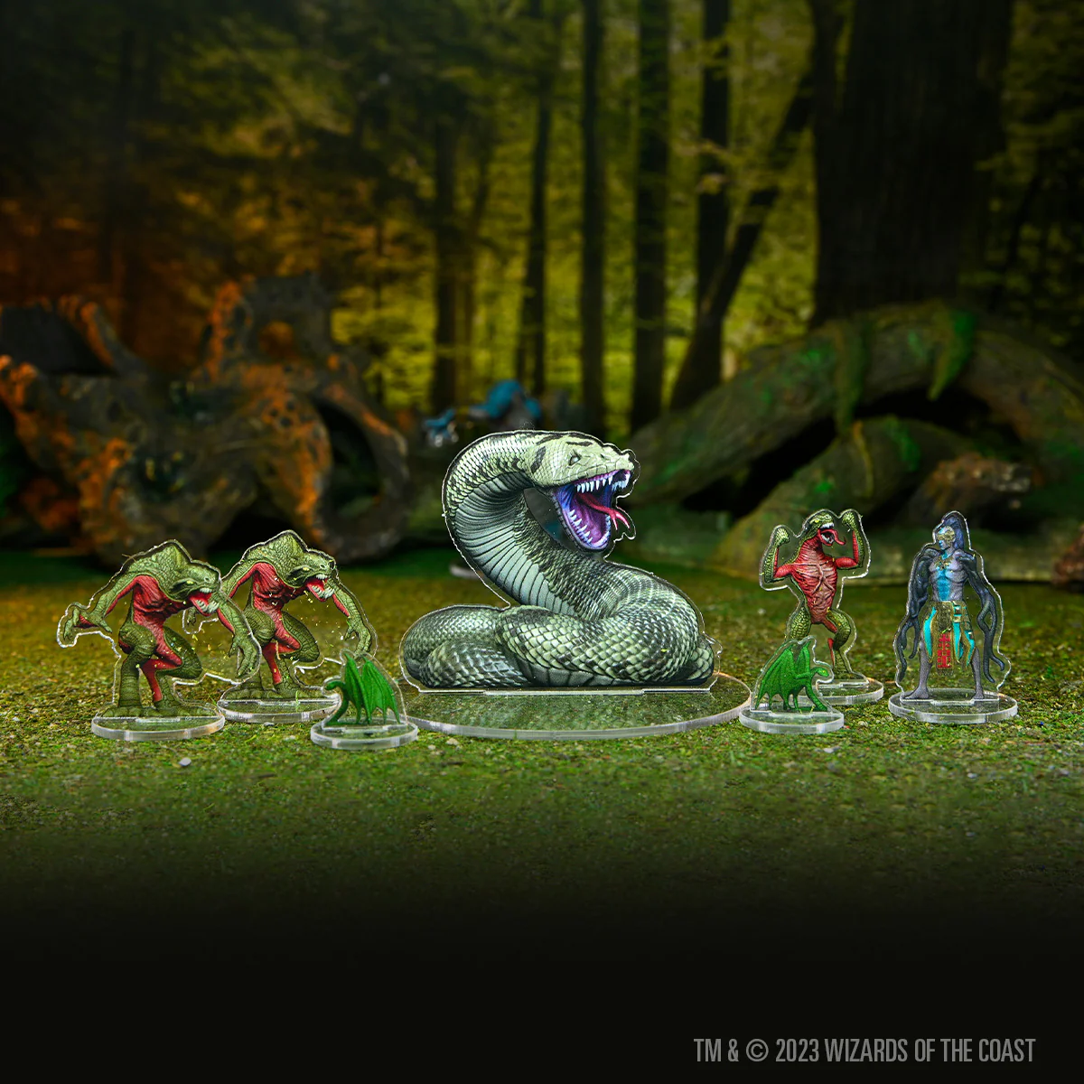 D&D Idols of the Realms: Scales & Tails - Snake Den - 2D Set - Image 6