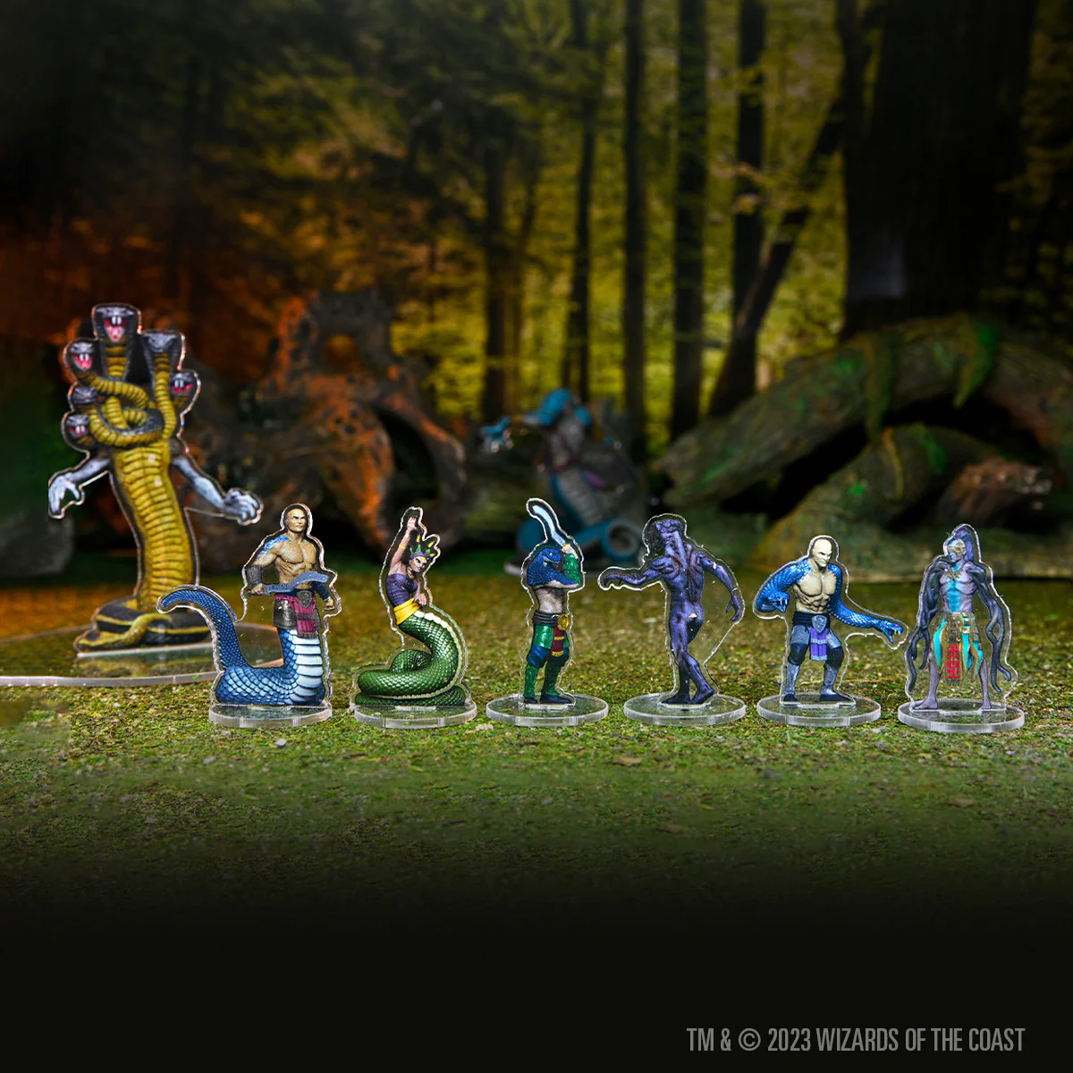 D&D Idols of the Realms: Scales & Tails - Snake Den - 2D Set - Image 7