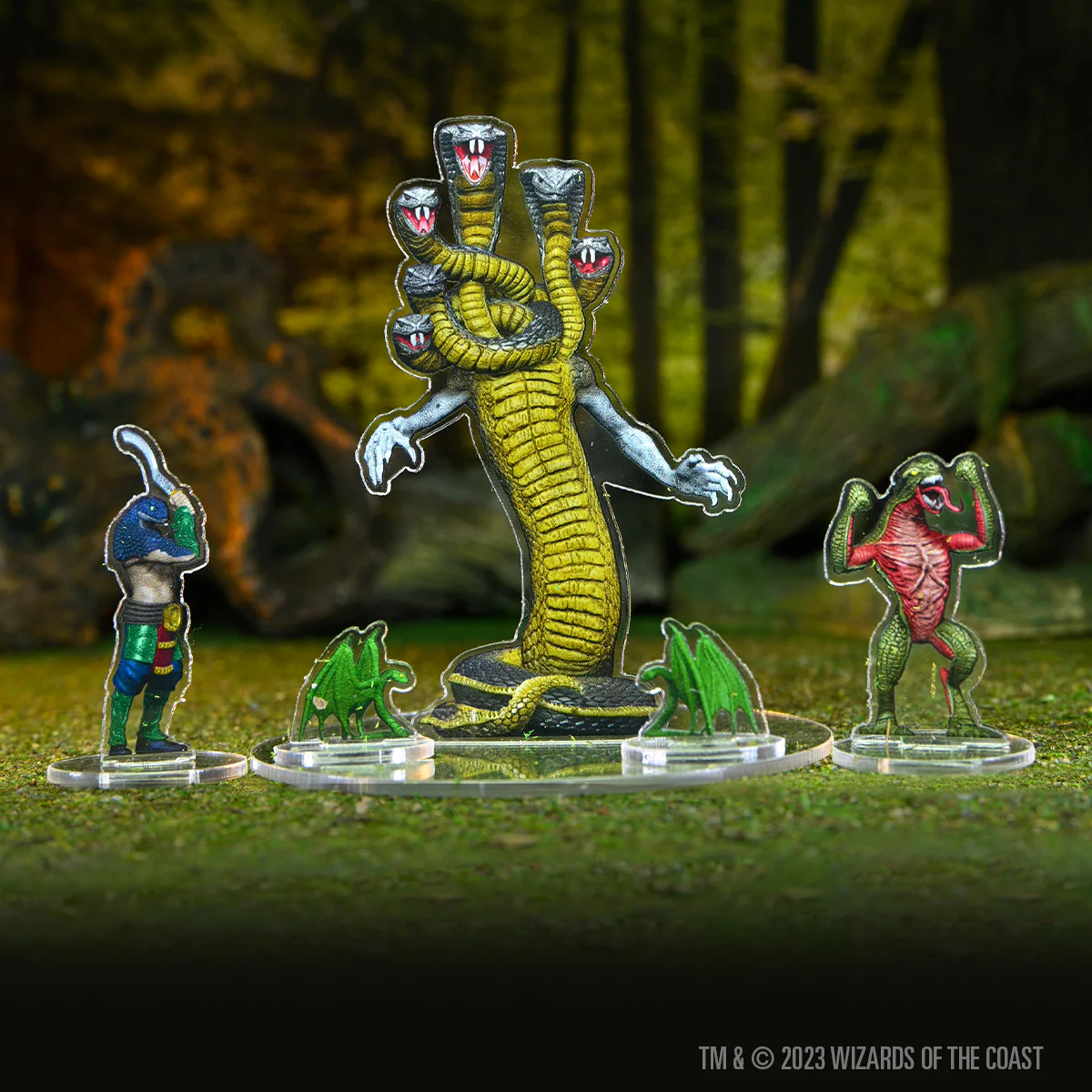 D&D Idols of the Realms: Scales & Tails - Snake Den - 2D Set - Image 9