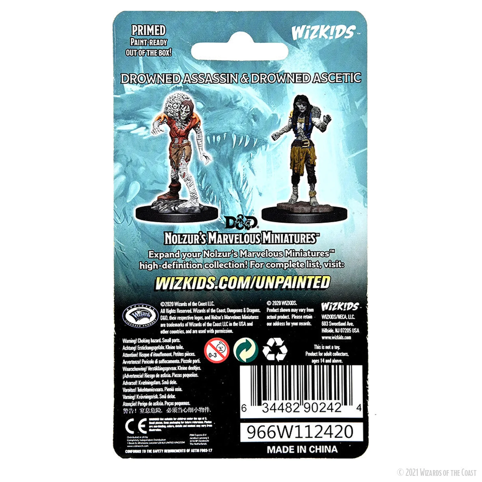 D&D Nolzur's Marvelous Miniatures: Drowned Assassin & Drowned Ascetic - Image 2