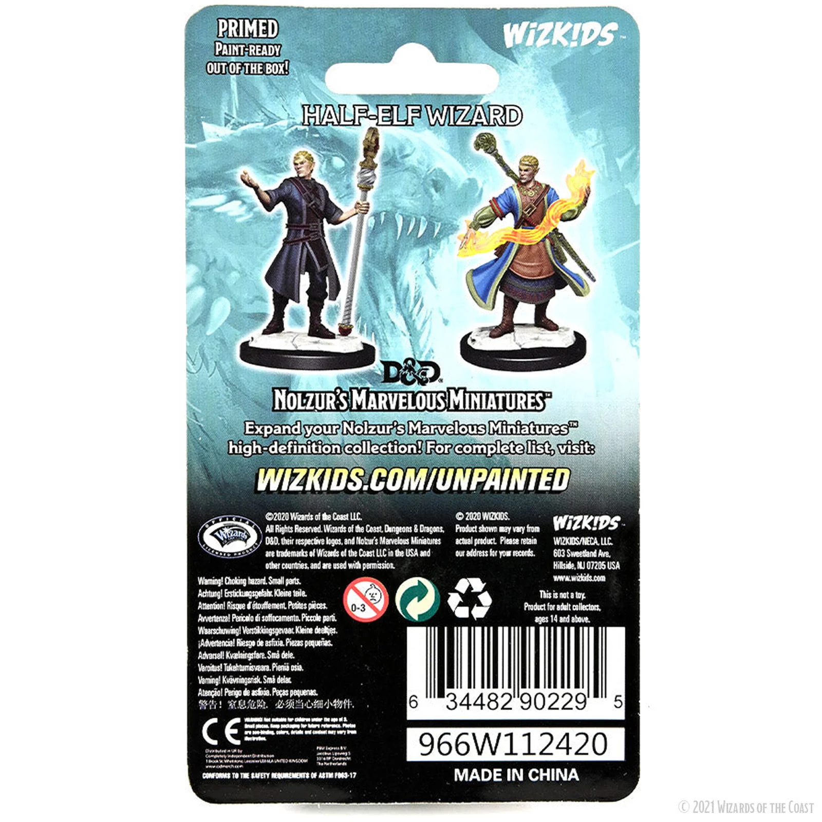 D&D Nolzur's Marvelous Miniatures: Half-Elf Wizard Male - Image 2