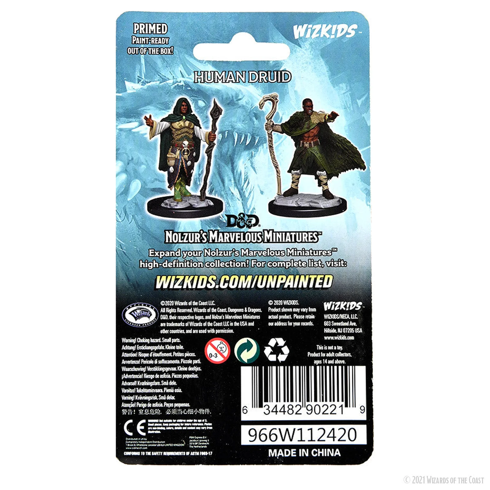 D&D Nolzur's Marvelous Miniatures: Human Druid Male - Image 2