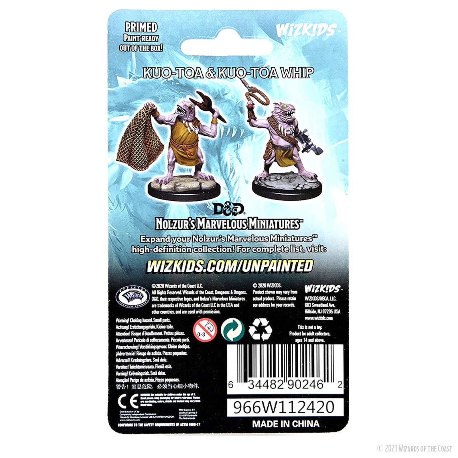 D&D Nolzur's Marvelous Miniatures: Kuo-Toa & Kuo-Toa Whip - Image 2
