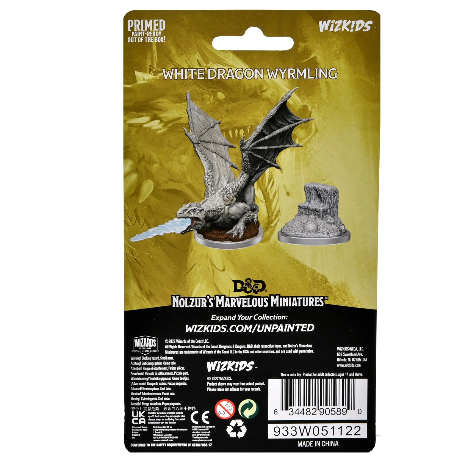 D&D Nolzur's Marvelous Miniatures: White Dragon Wyrmling - Image 2