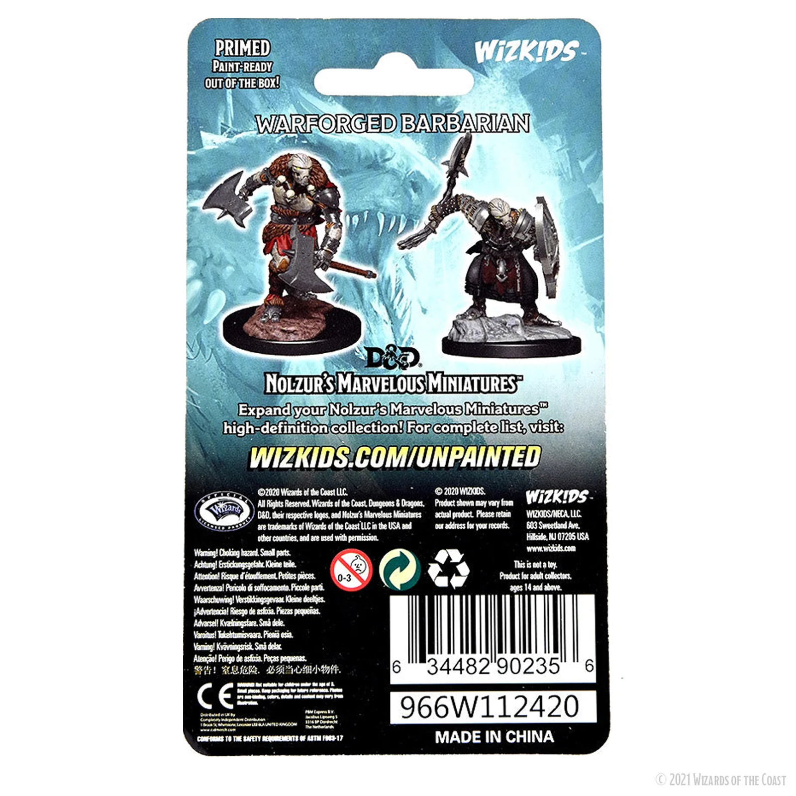 D&D Nolzur's Marvelous Miniatures: Warforged Barbarian - Image 2