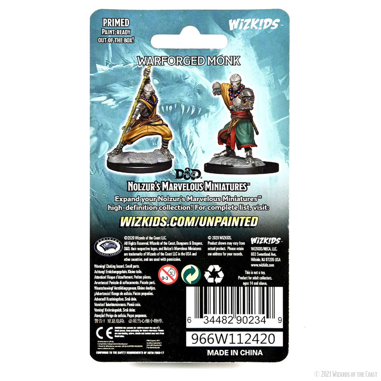 D&D Nolzur's Marvelous Miniatures: Warforged Monk - Image 2