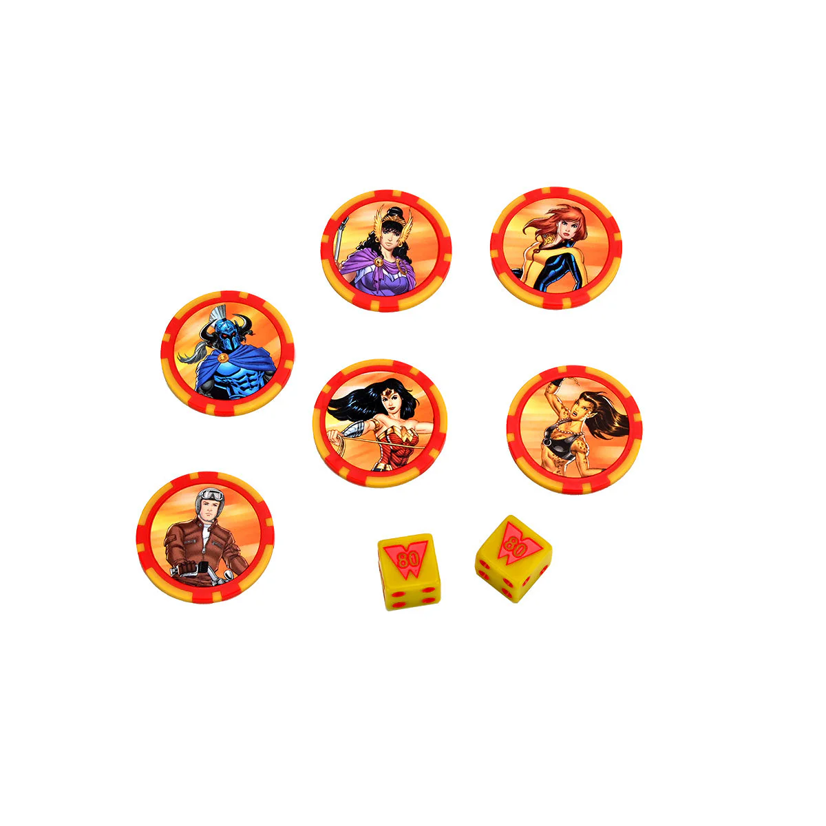 DC Comics HeroClix: Wonder Woman 80th Anniversary Dice and Token Pack - Image 3