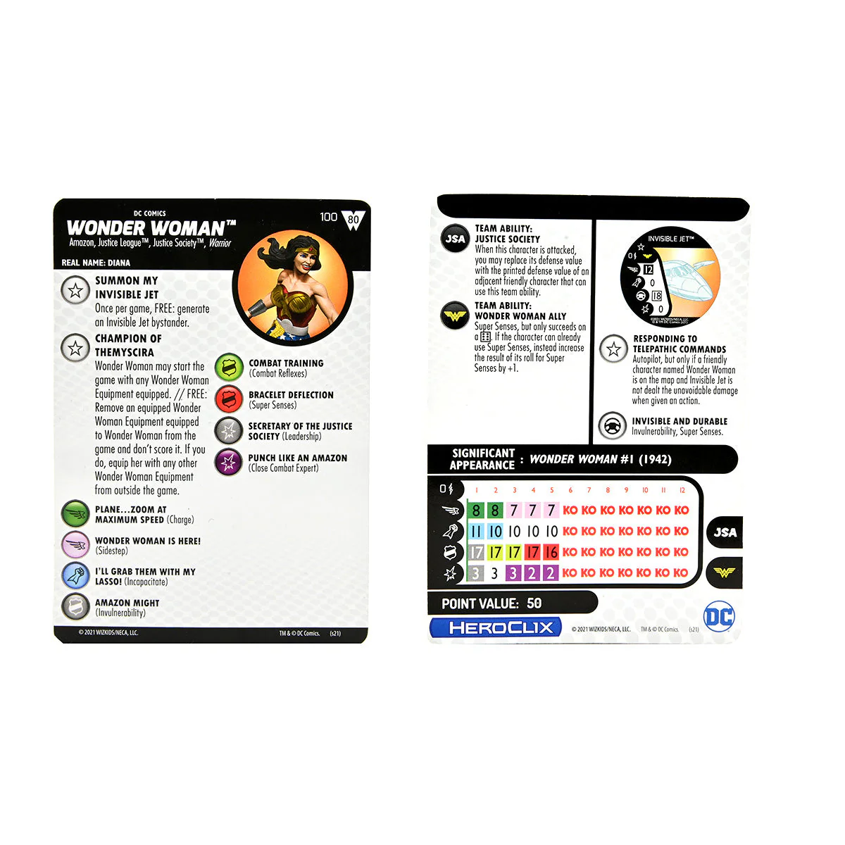 DC Comics HeroClix: Wonder Woman 80th Anniversary Play at Home Kit - Image 5