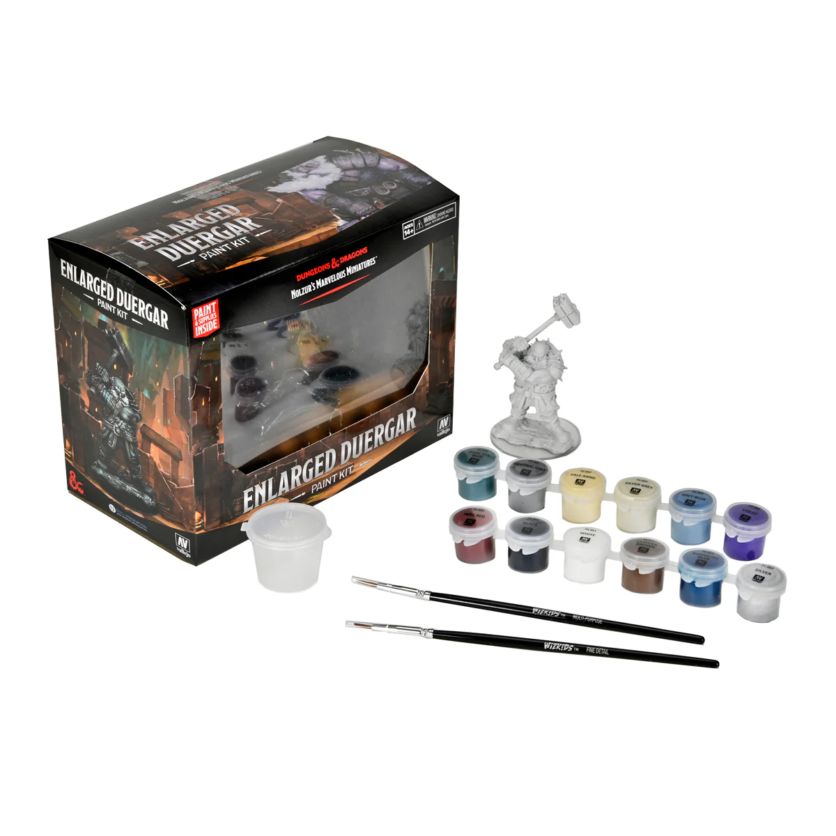 (DING & DENT) Dungeons & Dragons Nolzur's Marvelous Miniatures: Paint Kit - Enlarged Duergar - Image 2