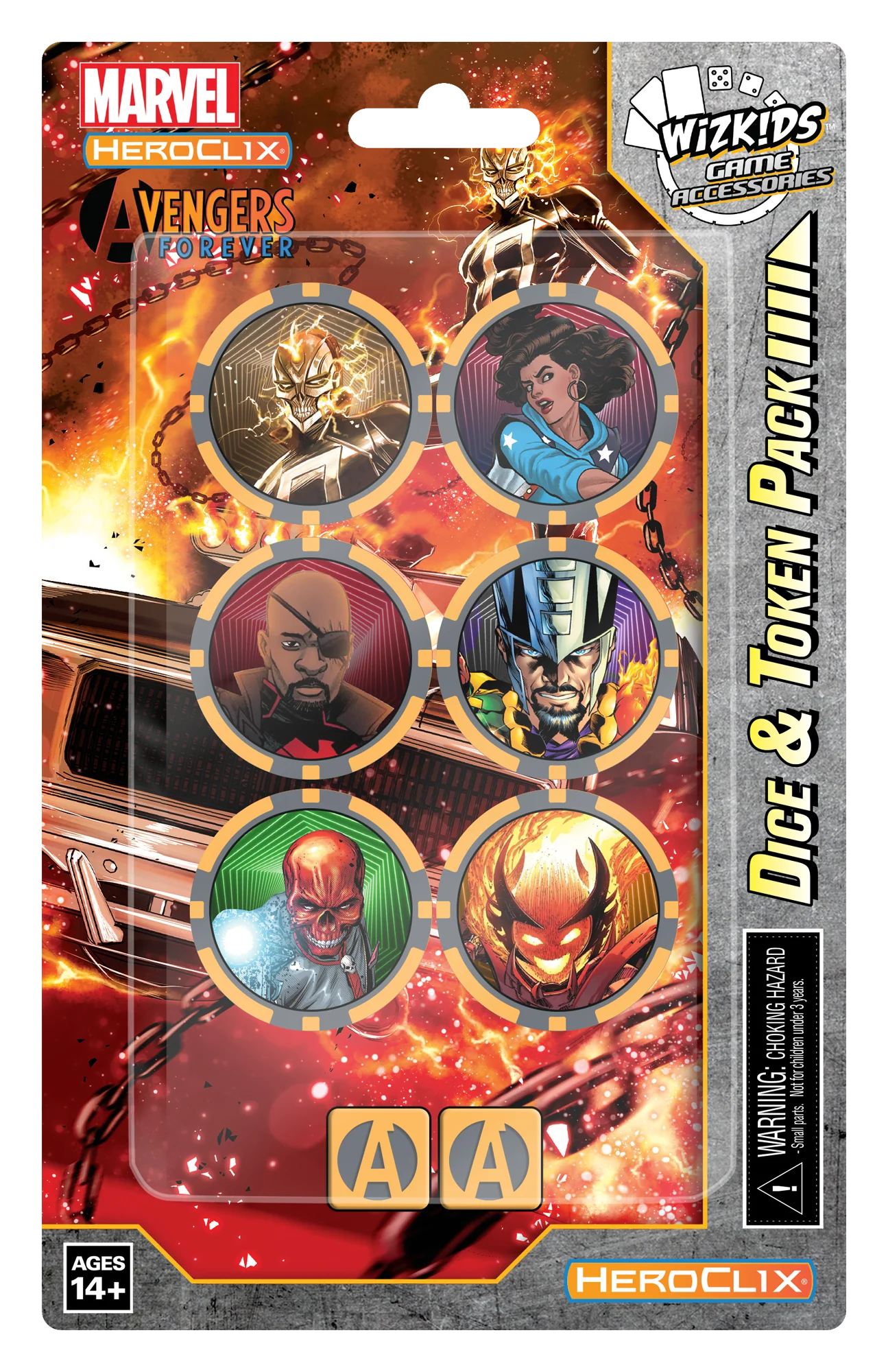 Marvel HeroClix: Avengers Forever Dice and Token Pack Ghost Rider