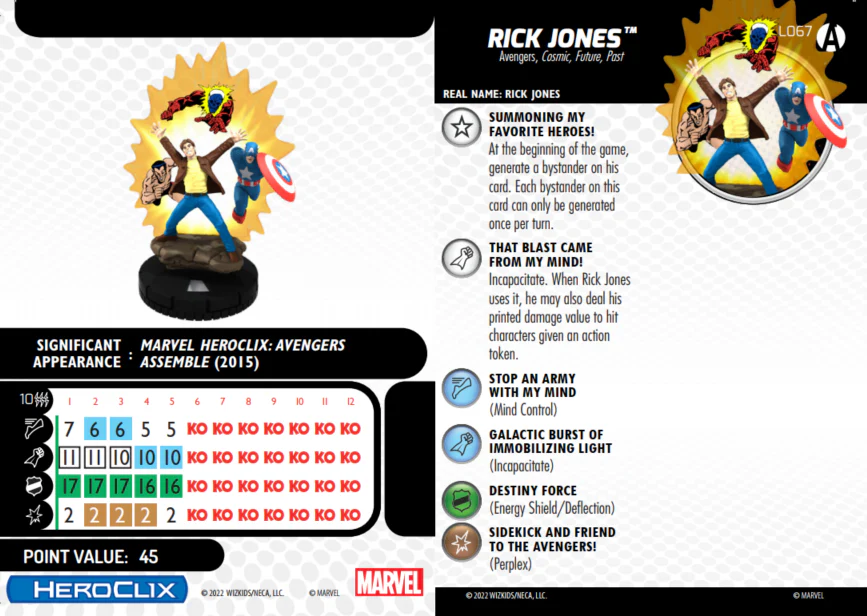 Marvel HeroClix: Avengers Forever Play at Home Kit - Image 3