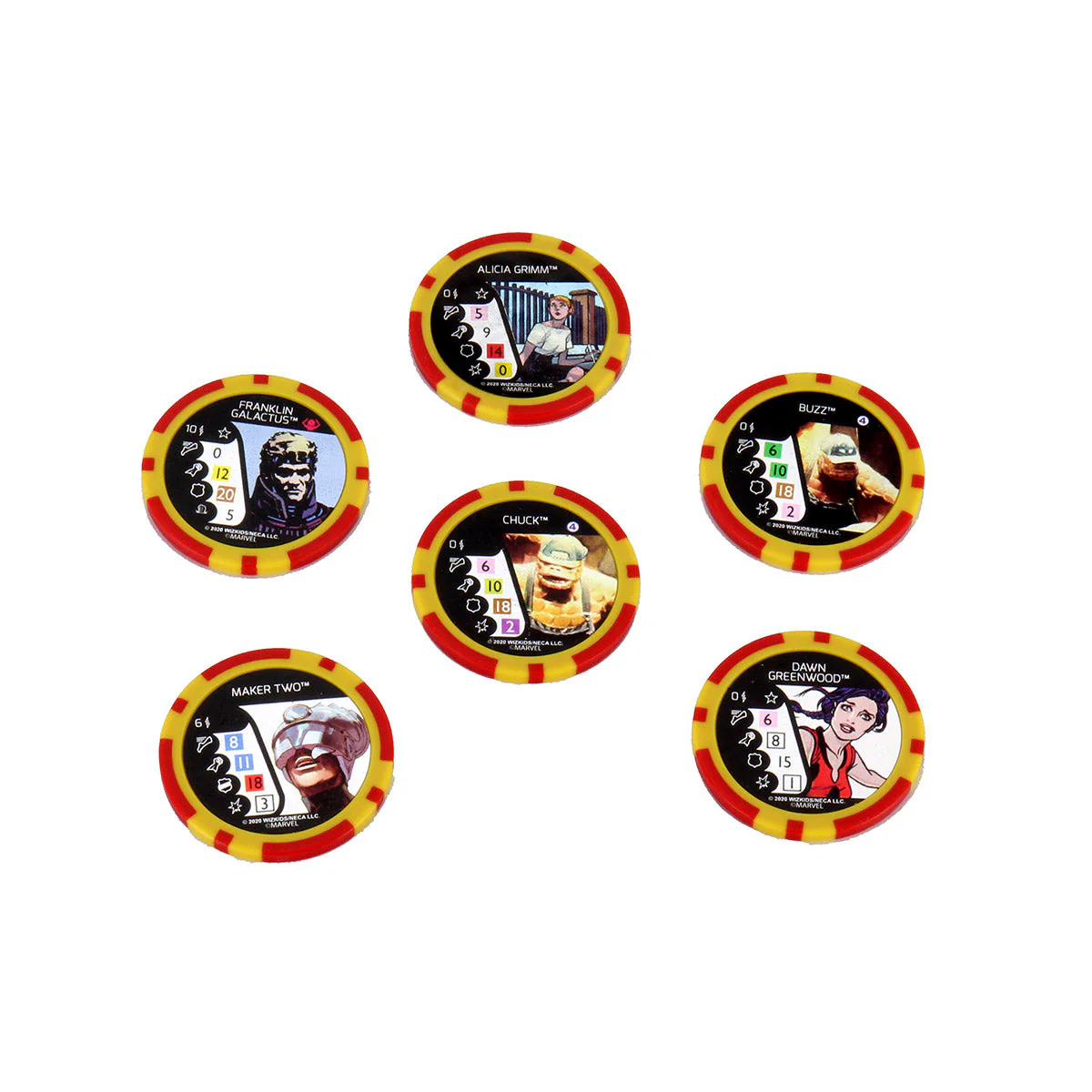 Marvel HeroClix: Fantastic Four Dice and Token Pack - Image 4