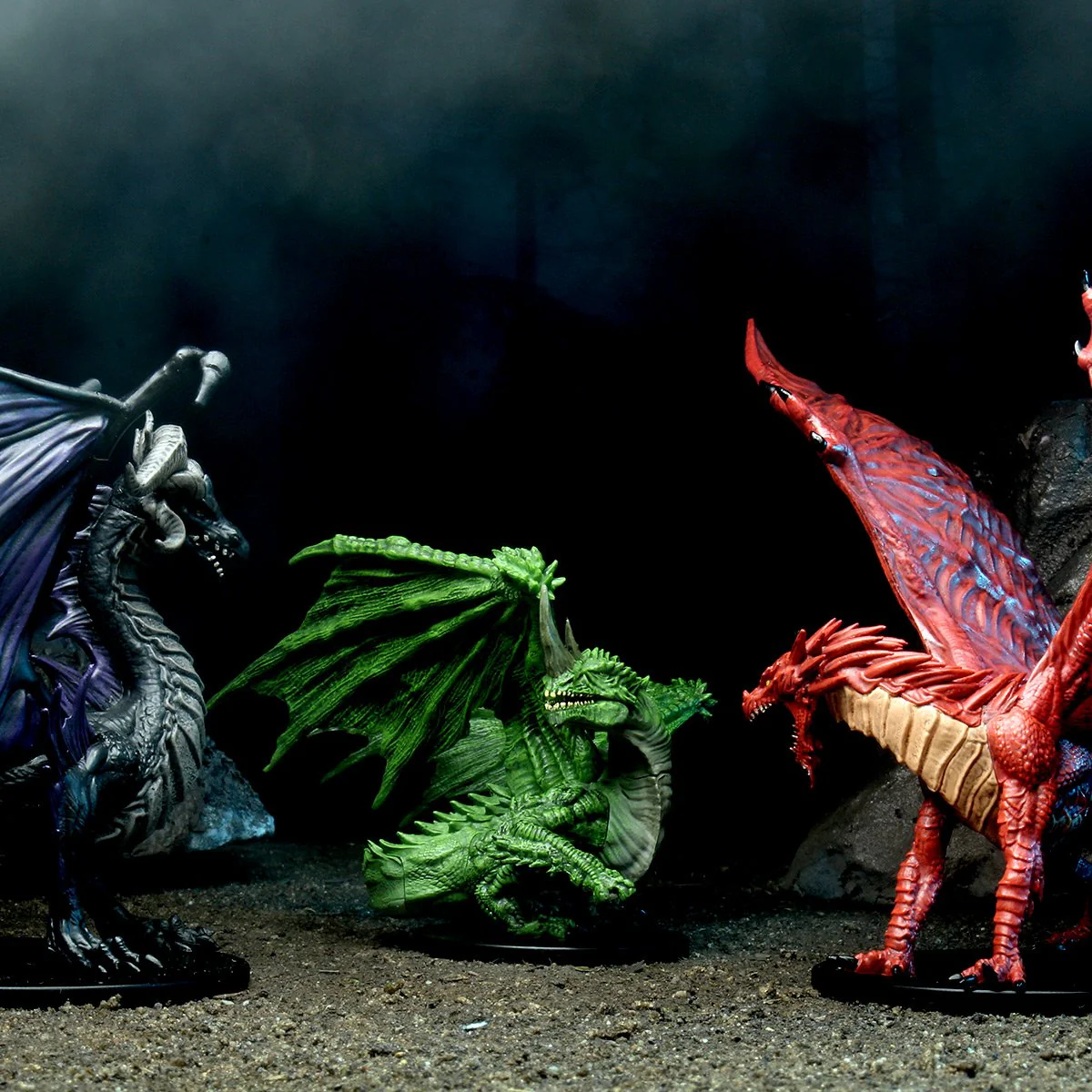 Pathfinder Battles: City of Lost Omens – Adult Red & Black Dragons Premium Set - Image 10