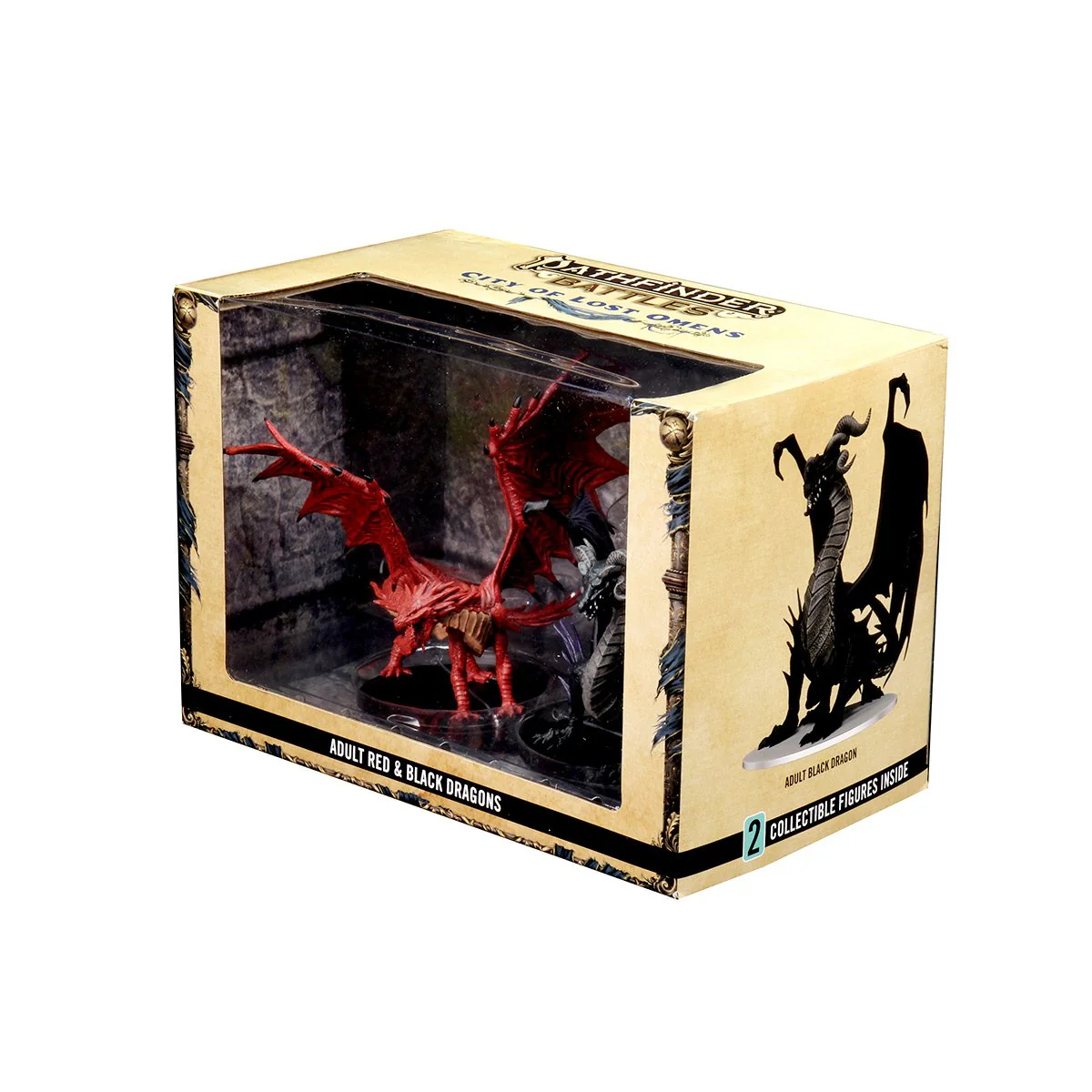 Pathfinder Battles: City of Lost Omens – Adult Red & Black Dragons Premium Set - Image 3