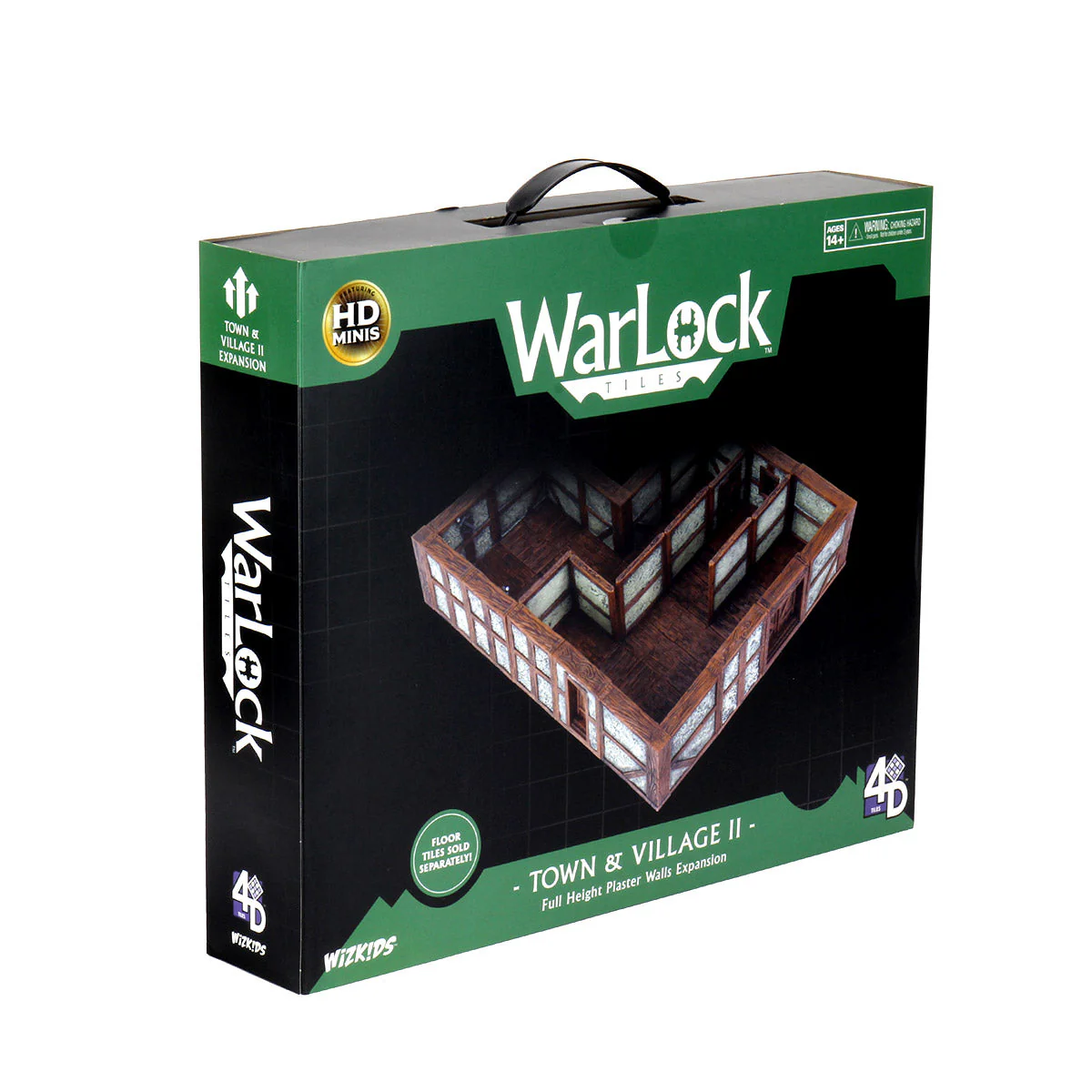 WarLock Tiles: Expansion - Town & Village II - Full Height Plaster Walls - Image 2