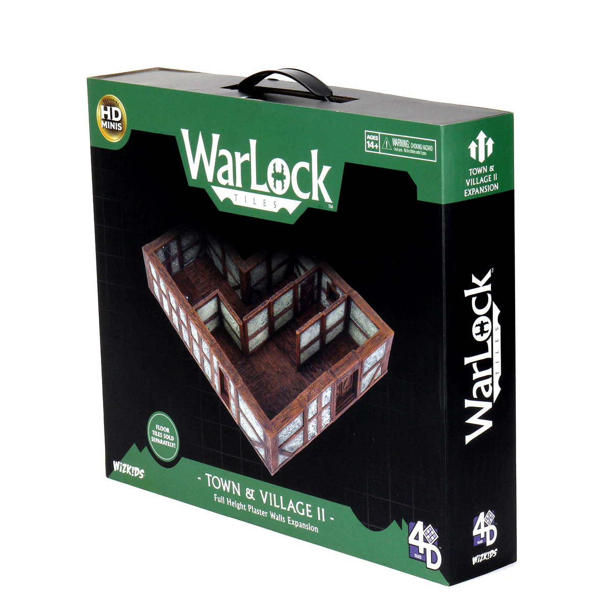 WarLock Tiles: Expansion - Town & Village II - Full Height Plaster Walls - Image 3