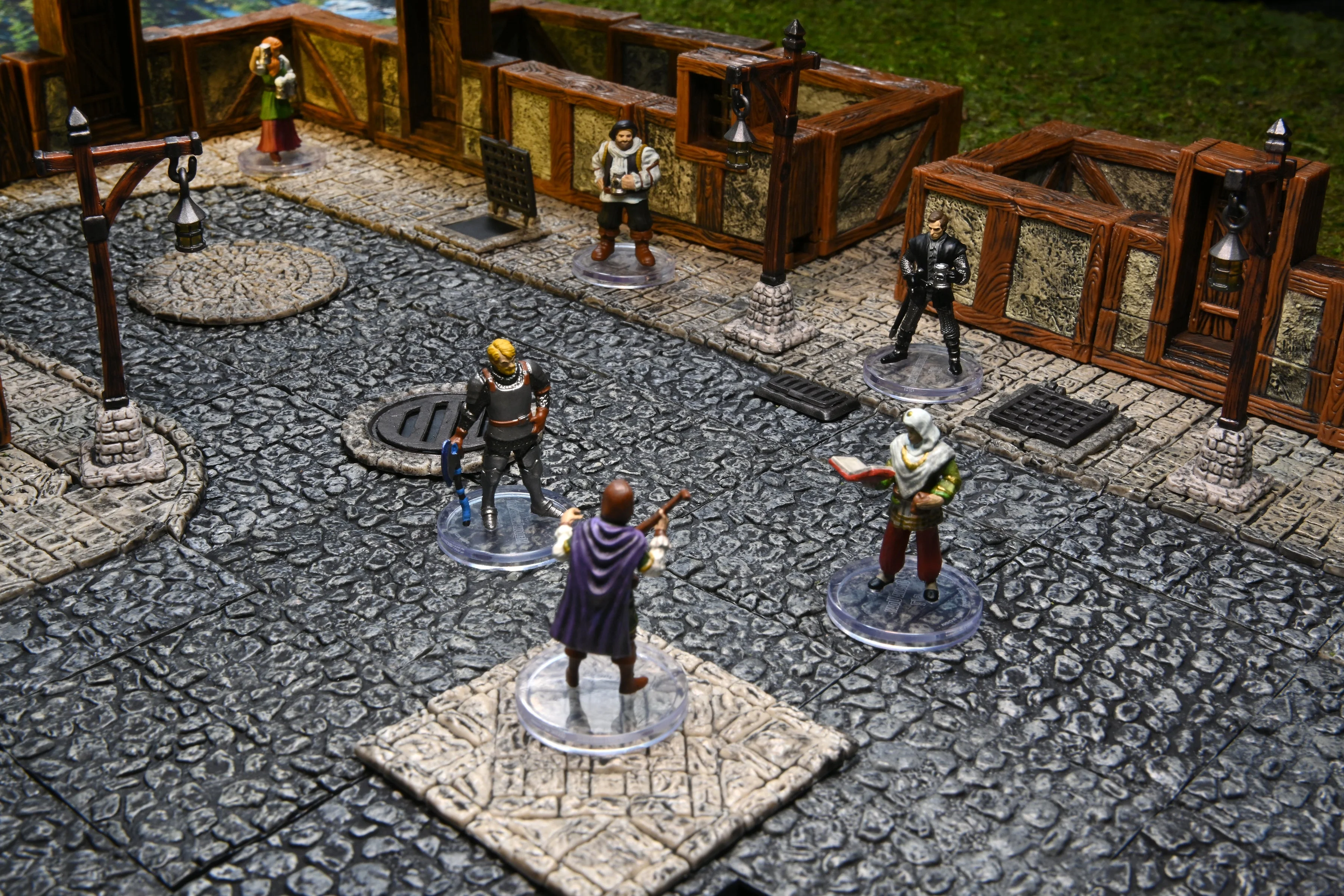 WarLock Tiles: Base Set – Town & Village Town Square - Image 8