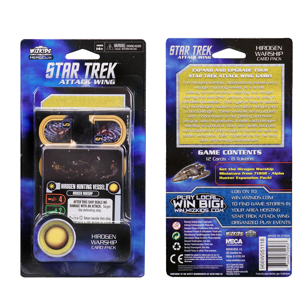 Star Trek: Attack Wing Card Pack - Hirogen Warship