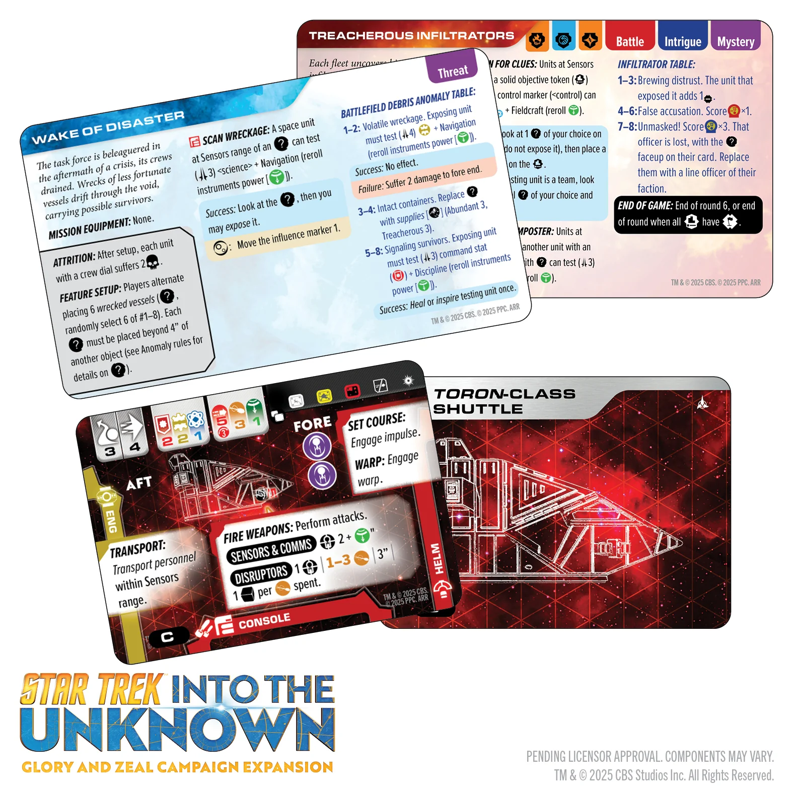 PRE-ORDER - Star Trek Into the Unknown: Glory and Zeal Storyline Expansion - Image 5