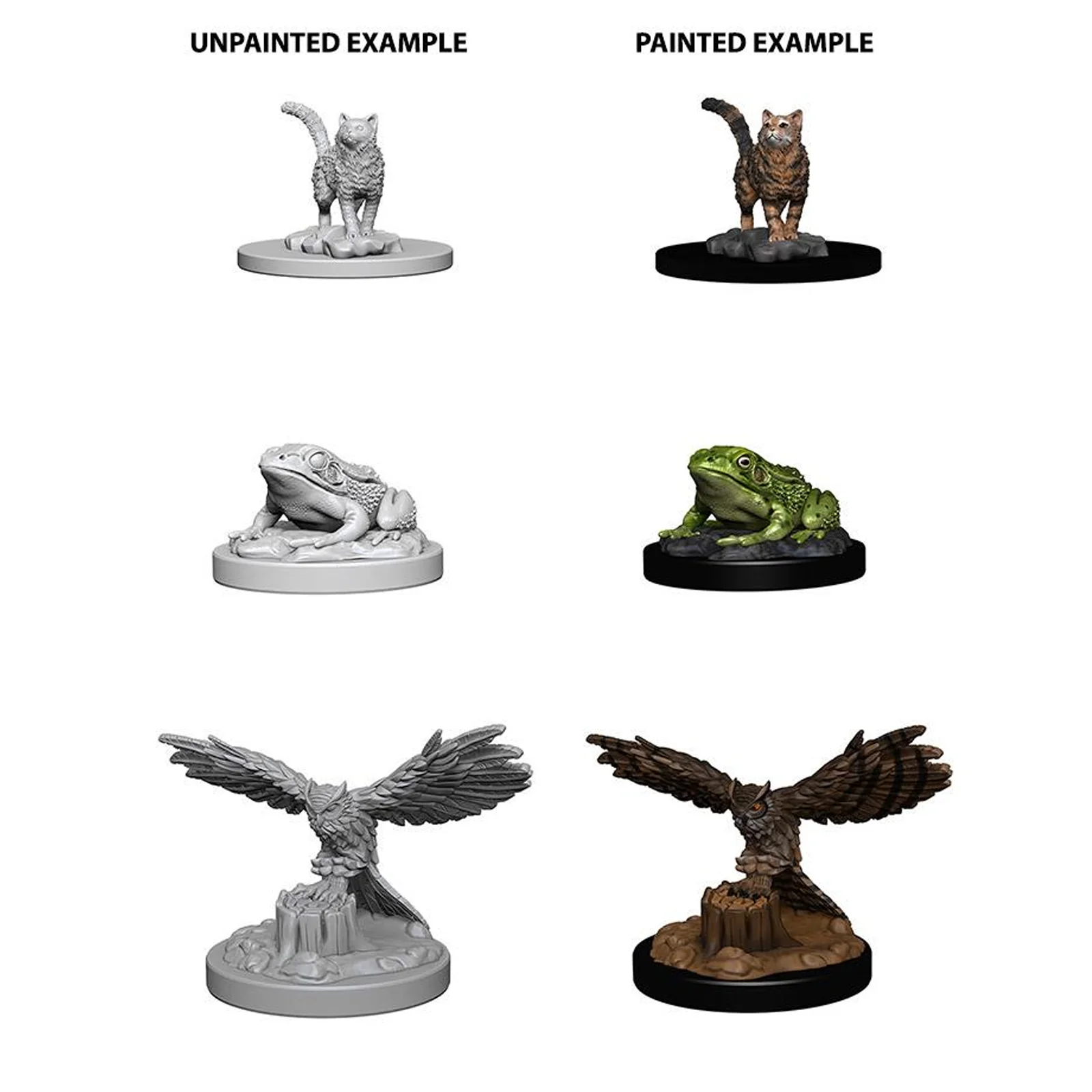 WizKids Deep Cuts Unpainted Miniatures: Familiars - Image 2
